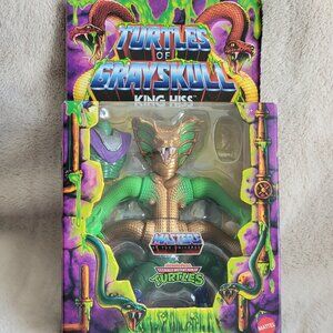 Masters of the Universe Origins Turtles of Grayskull Deluxe Mutated King Hiss